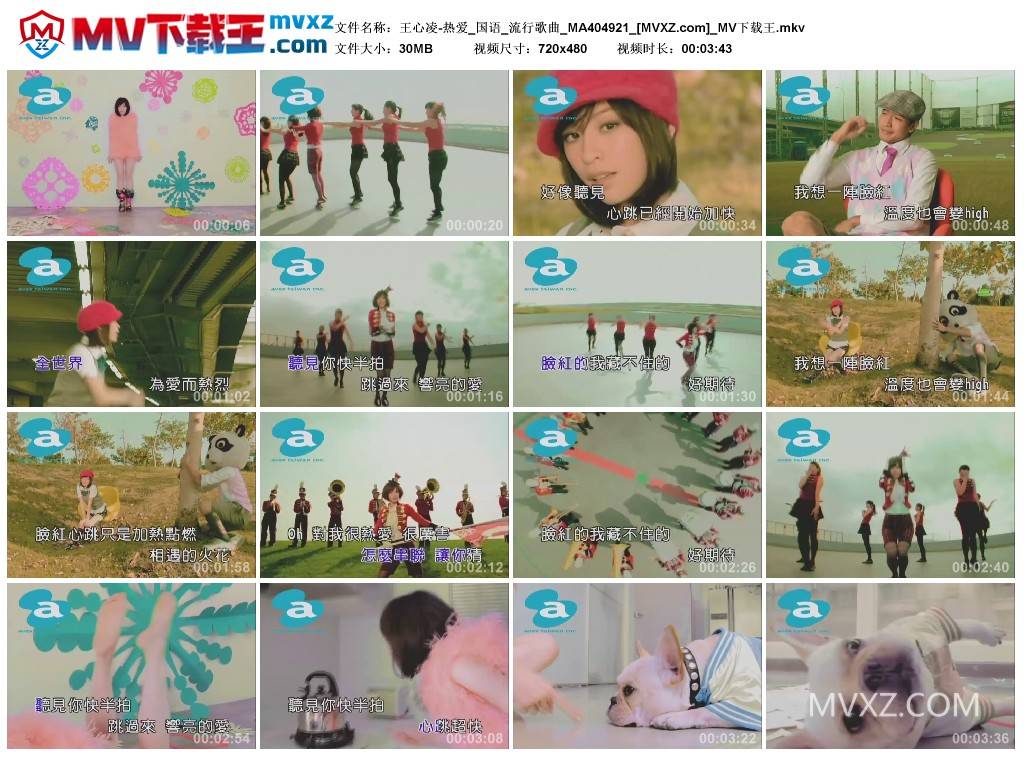 王心凌-热爱_国语_流行歌曲_MA404921